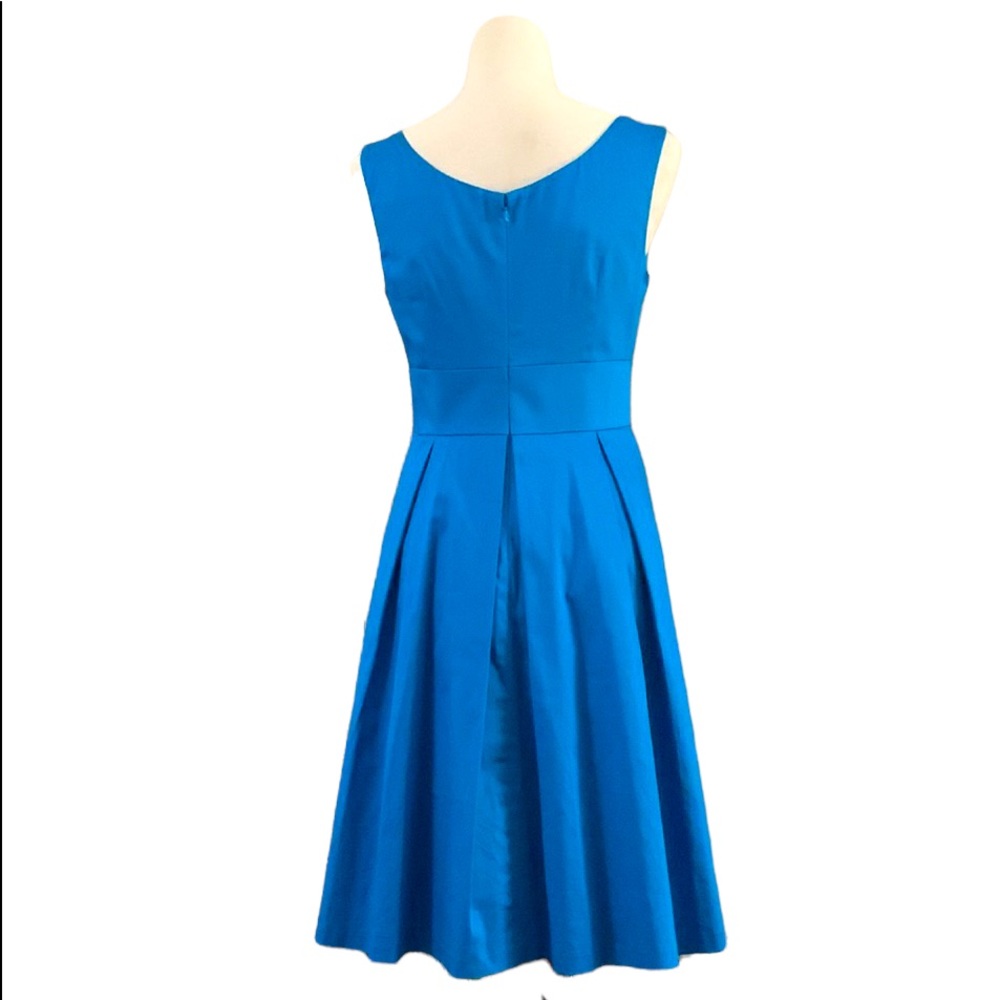 Calvin Klein sleeveless fit and flare pleated dress - Picture 2 of 14